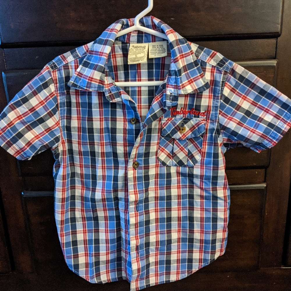 3T Timberland short sleeve dress shirt